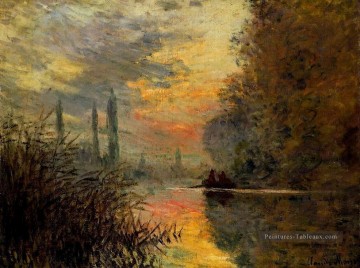 Soirée à Argenteuil Claude Monet Peinture à l'huile